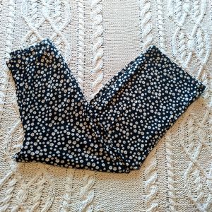 High-Rise Wide Leg Daisy Pants Sz XS